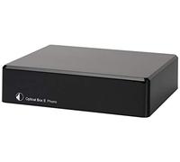 Pro-Ject Optical Box E Phono, préamplificateur phono MM avec Toslink, noir | Convertisseur A/N pour barre de son et ampli home cinéma, sorties analogique et optique simultanées, 1 entrée phono, 1 ligne