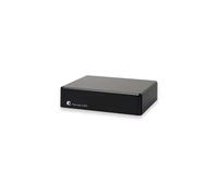 Pro-Ject Phono Box E BT5, préamplificateur Phono MM avec Bluetooth, Noir | Bluetooth 5.2 avec aptX Adaptive et aptX HD, 1 entrée phono et 1 entrée ligne, sortie ligne 3,5 mm
