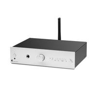 Pro-Ject Amplificateur Stereo Box E – Haute-fidélité, 7 entrées, AptX HD Bluetooth – Argent