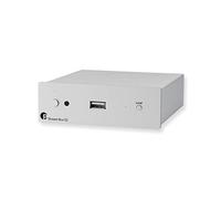 Pro-Ject Stream Box S2 (argenté) - Appareil de streaming 24/192 avec ESS9023 DAC - Spotify, TIDAL, Napster, UPnP, DLNA - WiFi 802.11 b/g/n - Aluminium/Métal Argenté ou Noir