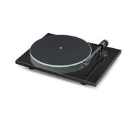 Pro-Ject T1 Evo Phono, Platine avec préampli Phono, Noir Brillant | Préamplificateur phono intégré et commutable, plinthe usinée CNC sans plastique, plateau en verre de 8 mm, Ortofon OM10