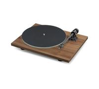 Pro-Ject T1 EVO Phono, platine avec préampli phono, Noyer | Préamplificateur phono intégré et commutable, plinthe usinée CNC sans plastique, plateau en verre de 8 mm, Ortofon OM10