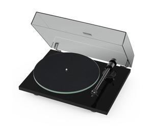 Pro-Ject T1EVOPHONO-BK Tourne-disque avec préampli phono commutable intégré Noir