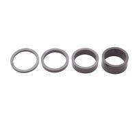 PRO Set d'Entretoises en Carbone noir 1 1/8"