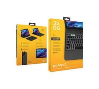 Pro Keys 2 - Clavier et étui (housse folio intelligente) - rétro-éclairé - sans fil - Bluetooth - QWERTZ - Suisse - boîte de suspension - pour Apple