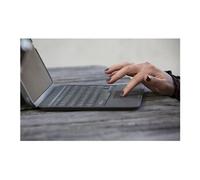 Pro Keys - Clavier et étui - avec trackpad - rétro-éclairé - Bluetooth - QWERTZ - Allemand - noir/gris clavier, noir/gris étui - pour Apple 10.2-inch