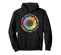 Pro Kindness Peace Equality Love Hope Diversity Human Rights Sweat à Capuche