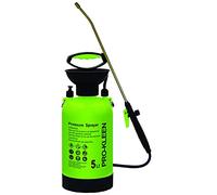 Pro-Kleen Pulvérisateur à Pompe à Pression Manuelle 5 L - Lance en Laiton - 2 Joints de Rechange - pour désherbant, pesticides, herbicides, insecticides (5 litres) - Noir