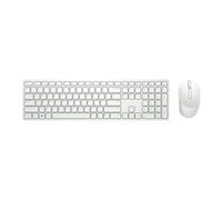 Dell Pro KM5221W - Ensemble clavier et souris - sans fil - 2.4 GHz - AZERTY - Belge - blanc - avec 3 years NBD Advance Exchange G