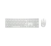 Pro KM5221W - Ensemble clavier et souris - sans fil - 2.4 GHz - QWERTY - Russe - blanc - avec 3 years NBD Advance Exchange