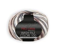 PRO LANA Colori 100 Feutre délavé Beige/marron (707) 100 g/env. 100 m de laine