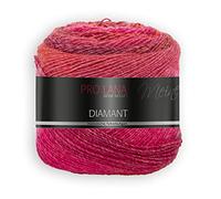 Pro Lana Diamant color 83 Laine de couleur harmonieuse pour tricot ou crochet pour aiguilles de 3,5 à 4,5 mm