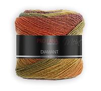 Pro Lana Diamant Couleur 89 Laine avec dégradé de couleur, 1 pelote = 1 écharpe, 150 g, 525 m