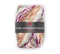 PRO LANA Fjord Chaussettes multicolores 481 - Fuchsia/beige