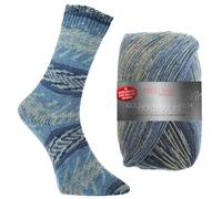 Pro Lana Fjord Socks Couleur 197 Laine à tricoter Motif norvégien 100 g 400 m