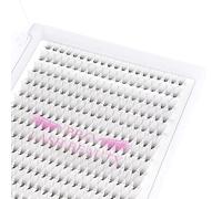 PRO LASHBEAUTY 12D-D-0.07-11 Extensions de cils pour volume pré-faits 320 éventails à base pointue 0,07 éventails pour volume pré-faits Courbure C D (12D-D-0,07-11), 11 mm, 1 pièce