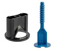 Pro-Leveling - Kit nivellement carrelage croisillon autonivelant à visser (2mm, 500 bases + 100 têtes à visser)