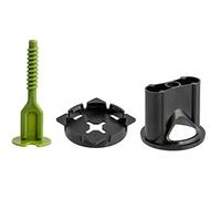 Pro-Leveling - Kit nivellement carrelage croisillon autonivelant à visser (Bases+Têtes+Rondelles) (3mm (Verte), 1500 Bases + 250 Têtes + 250 Rondelles)