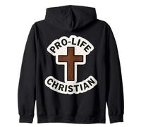 Pro-Life Christian Church Support pour Enfant à naître Sweat à Capuche