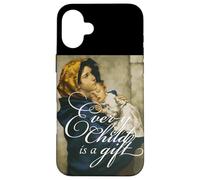 Pro-Life Prolife Chaque Enfant Lady Madonna des Rues Coque pour iPhone 16 Plus