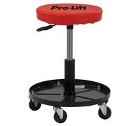 Pro-Lift C-3001H Fauteuil pneumatique avec capacité de 136 kg Noir/rouge