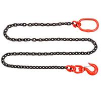 Pro-Lift-Montagetechnik 1t 01261 Chaîne de butée à un brin Longueur 233 cm Crochet avec œillet rotatif SC13