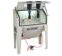 Pro-Lift-Werkzeuge Sableuse 420 l Cabine de sablage sableuse sableuse à clapet avant 420 l Sable blaster éclairage industriel