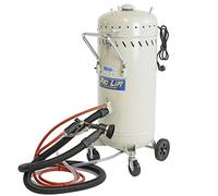 Pro-Lift-Werkzeuge Sableuse mobile, 105 l, chaudière, tuyau de récupération + pistolet, cabine de sablage, 105 l, à air comprimé, appareil mobile