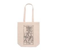 PRO' line DSHIRT14 Sac fourre-tout avec soufflet - Tarot De Marseille V Le Pape le Pape Tarot de Marseille Symbole de stabilité et Autorité - Sac à main résistant - Poignées longues 70 cm