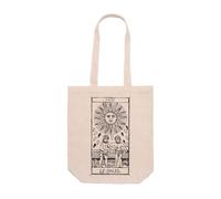 PRO' line DSHIRT14 Sac fourre-tout avec soufflet - Tarot De Marseille XIX Le Soleil - Sac fourre-tout résistant - Poignées longues 70 cm