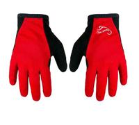 PRO' line Gants de cyclisme d'hiver coupe-vent Windtex - Anti-pluie respirante • Fabriqué en Italie • Rouge XL• 1 paire large