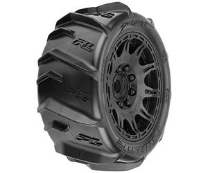 Pro-Line Pneus 1/6 Dumont Sand/Snow F/R 5,7" MTD 24 mm Black Raid (2)