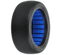 Pro-Line Racing- Lot de 2 pneus de Buggy Tout-Terrain 1/8 Slide Lock M4 Avant/arrière, PRO906403, Multicolore