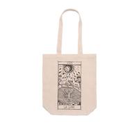 PRO' line Sac cabas Tarot - La Lune XVIII | Tote bag mystique, idée cadeau originale | Poignées longues 70 cm DSHIRT14