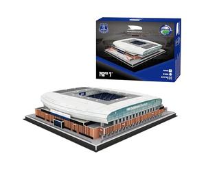Pro-Lion Everton Hill Dickinson Stadium 3D Puzzle Model Kit, 142 pièces, réplique du stade de football anglais Premier League, présentoir à collectionner
