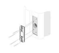 Pro-lok Gâche - Sécurité 15,2 cm W/4 vis (finition laiton)