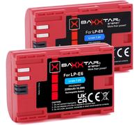 Pro LP-E6 Batterie (2250 mAh 2X) - Remplacement de la Batterie Canon avec Infochip - Système de Batterie Intelligent