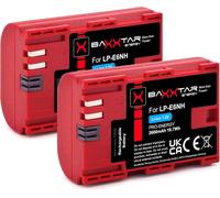 Pro LP-E6NH 2600mAh Batterie Pack, Compatible avec Canon R5 R5c R6 R6II R7 etc.