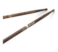 ProMark Baguette Batterie - Classic Forward 5B Baguettes Batterie - FireGrain - Pas de vibrations excessives - Finition laquée, Pointe de bois ovale, Bois de hickory - 1 Paire