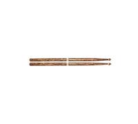 ProMark Baguette Batterie - Rebound 5B Baguettes Batterie - FireGrain - Pas de vibrations excessives - Finition laquée, Pointe de gland, Bois de hickory - 1 Paire