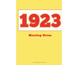 Pro Meeting and Agenda 1923 Delta Phi Kappa Inspired: A Structured 2-Page Layout Meeting Planner with Table of Contents for Virtual & In-Person Teamsy