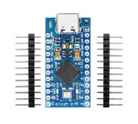 Pro Micro avec 32U4 Chip Carte Mère Ulegqin Pro Micro 5V/16MHz Carte Mère Conseils de Développement avec Typ-C Interface Mise à Jour USB Autonome Compatible avec Arduino Micro