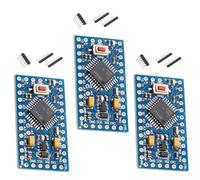 Pro Mini Module RUIZHI 3 pièces Pro Mini Conseil de développement avec Microcontrôleur AVR 5V 16MHz Carte de développement Compatible Arduino
