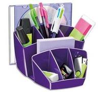 Pro Multipot Gloss 6 compartiments + 2 espace - Dimensions L14,3 x H9,3 x P15,8 cm coloris violet G