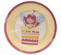 Pro Nappe - Réf 79150i - 10 Assiettes en carton rondes - 23 cm - Fées