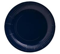 Pro Nappe - Réf. 79212i - 20 Assiettes - diamètre 23 cm - carton - marine