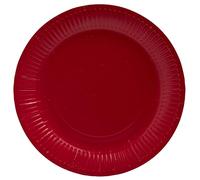 Pro Nappe - Réf. 79215i - 20 Assiettes - diamètre 23 cm - carton - rouge