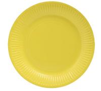 Pronappe – Assiette ronde Ø 23 cm – Jetable – Pack de 20 – Jaune G