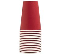 Generic Sports Gobelet en carton 0,2 l - Lot de 15 - Rouge