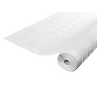 PRONAPPE Nappe en rouleau papier damassé - 25x1,18m - Blanc
